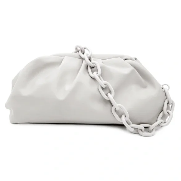 Badgley Mischka Clutch Bag - TAUPE NWT - Picture 2 of 6